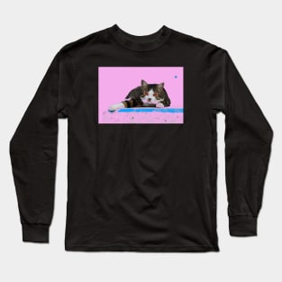 Hangover cat Long Sleeve T-Shirt